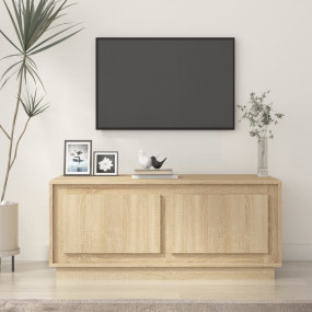 Coffee Table Sonoma Oak Engineered Wood Medium Rectangu...