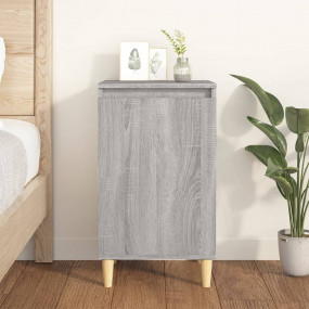 Bedside Cabinet Grey Sonoma Engineered Wood Medium