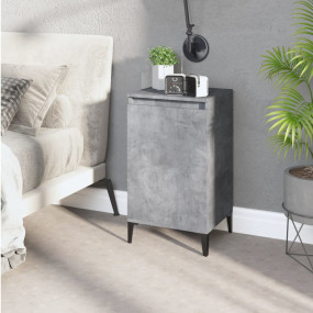 Bedside Cabinet Concrete grey Engineered wood, metal