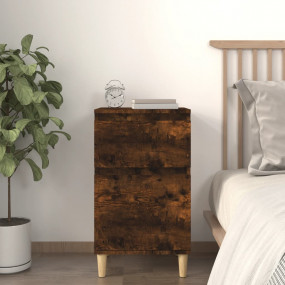 Bedside Cabinet Smoked Oak Engineered wood, Eucalyptus ...