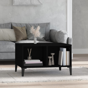 Coffee Table Black Engineered wood, Metal Medium Coffee...