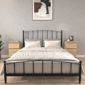 Bedside Cabinet Set of 2 Sonoma Oak Engineered wood, Me...