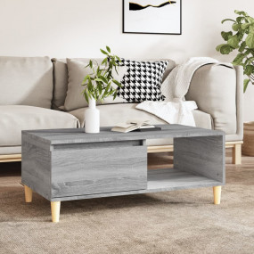 Coffee Table Gray Sonoma Engineered wood 35.4x19.7x14.4...