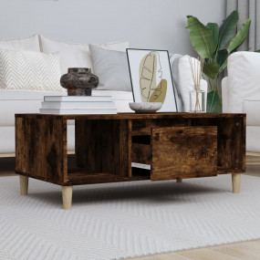 Coffee Table Smoked Oak Engineered wood, solid eucalypt...