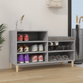 Shoe Cabinet Grey Sonoma Engineered Wood Medium Shoe Ca...