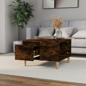 Coffee Table Smoked Oak Engineered wood, Solid eucalypt...