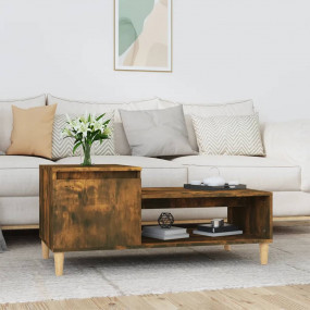 Coffee Table Smoked Oak Engineered wood Medium Coffee T...