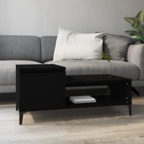 Coffee Table Black Engineered wood, Metal Medium Coffee...