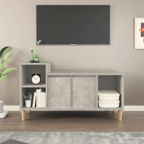 TV Cabinet Concrete Grey Engineered Wood