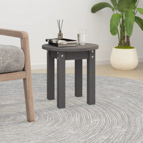 Coffee Table Grey Solid pine wood Small Durable Coffee ...