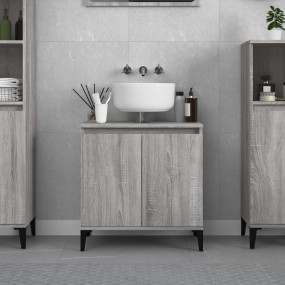Sink Cabinet Grey Sonoma Engineered wood 22.8x13.0x23.6...
