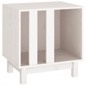Dog House White Solid pine wood 19.7 x 15.7 x 20.5 in D...
