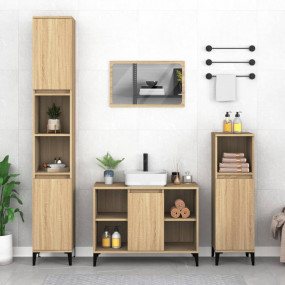 Sink Cabinet Sonoma oak Engineered wood, metal Standard