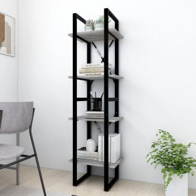 Book Cabinet Grey Sonoma Engineered Wood