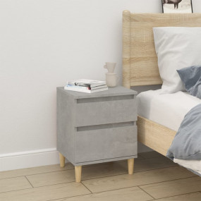 Bedside Cabinet Concrete grey Engineered wood Bedside C...