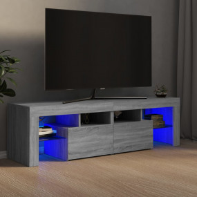 TV Cabinet Grey sonoma Engineered wood 55.1 x 14.4 x 15...