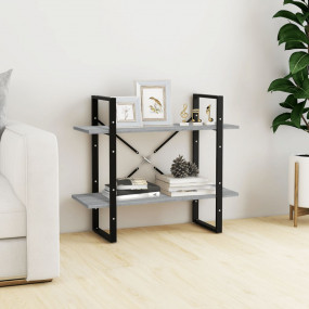 Book Cabinet Grey sonoma Engineered wood, metal Medium
