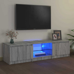 TV Cabinet Grey Sonoma Engineered wood Medium TV Cabine...