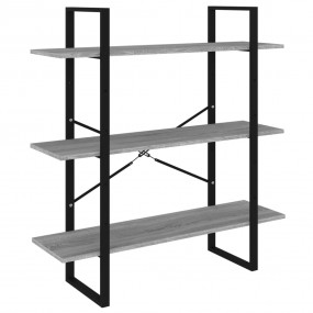 Book Cabinet Grey Sonoma Engineered wood, Metal Medium