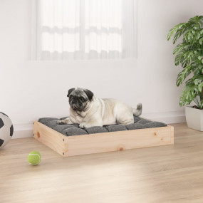 Dog Bed Natural Pinewood Untreated Solid Pine Medium St...