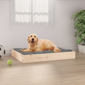 Dog Bed Natural Wood Solid pine wood Medium Minimalisti...