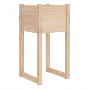Planter Natural Wood Solid Pine Wood Medium Decorative ...