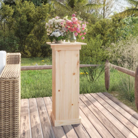 Flower Stand Wood Solid pine wood Decorative Inlays Flo...