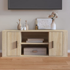 TV Cabinet Sonoma Oak Engineered Wood Medium TV Cabinet