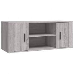 TV Cabinet Grey sonoma Engineered Wood Medium TV Cabine...