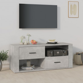TV Cabinet Concrete gray Engineered wood Medium TV Cabi...