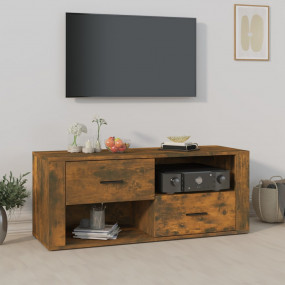 TV Cabinet Smoked oak Engineered wood 39.4 x 13.8 x 15....