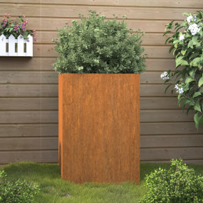 Planter Rusty Corten Steel Medium Tough Corten Steel Pl...