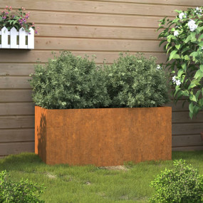 Planter Rusty Corten steel Medium Durable Corten Steel ...