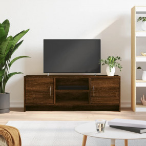 TV Cabinet Brown oak Engineered wood 40.2 x 11.8 x 14.8...