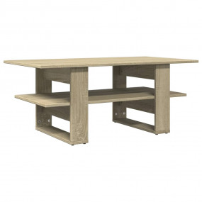Coffee Table Sonoma Oak Engineered Wood 40.2 in x 21.7 ...