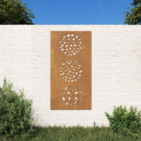 Garden Wall Decoration Regular metal color (will rust) ...