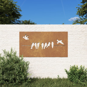 Garden Wall Decoration Rustic Corten Steel Decorative D...