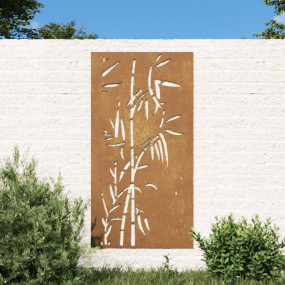 Garden Wall Art Rusty Corten Steel 41.3x21.7 in Decorat...