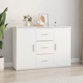 Sideboard White Engineered wood Medium Sideboard Rectan...