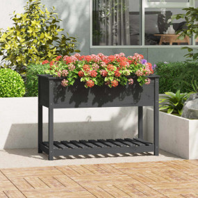 Planter Grey Solid pine wood Large Planters Planter