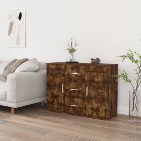 Sideboard Smoked oak Engineered wood Small Sideboard