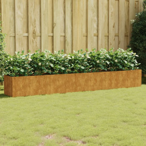 Garden Raised Bed Rustic Corten Steel Large Decorative ...
