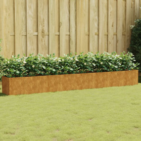 Garden Raised Bed Rusty Corten Steel Large Decorative I...