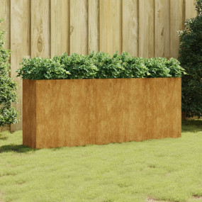 Garden Raised Bed Not rusted yet, develops rusty color ...