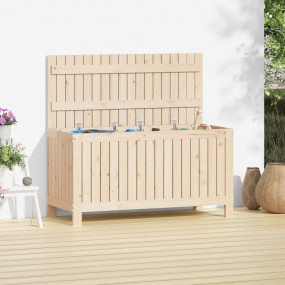 Garden Storage Box Pine Solid pine wood 45.3 x 19.3 x 2...