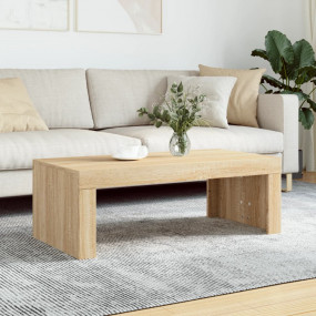 Coffee Table Sonoma Oak Engineered Wood Medium Durable