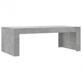 Coffee Table Concrete Grey Engineered Wood Medium