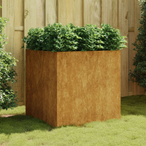 Planter Rusty Corten Steel Large Decorative Inlays Plan...