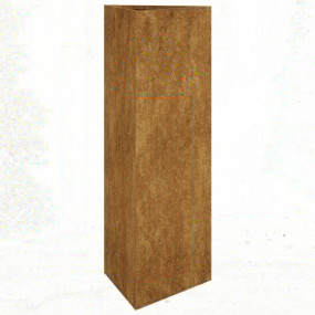 Garden Planter Normal metal color (initial), Rusty (ove...