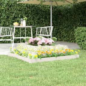 Planter White Solid Pine Wood Large Decorative Inlays